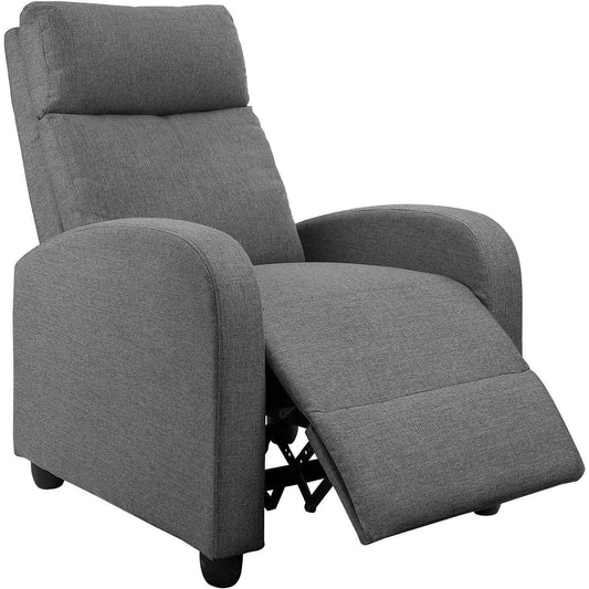 Modern Recliner Sofa With Thick Cushions For Living Room