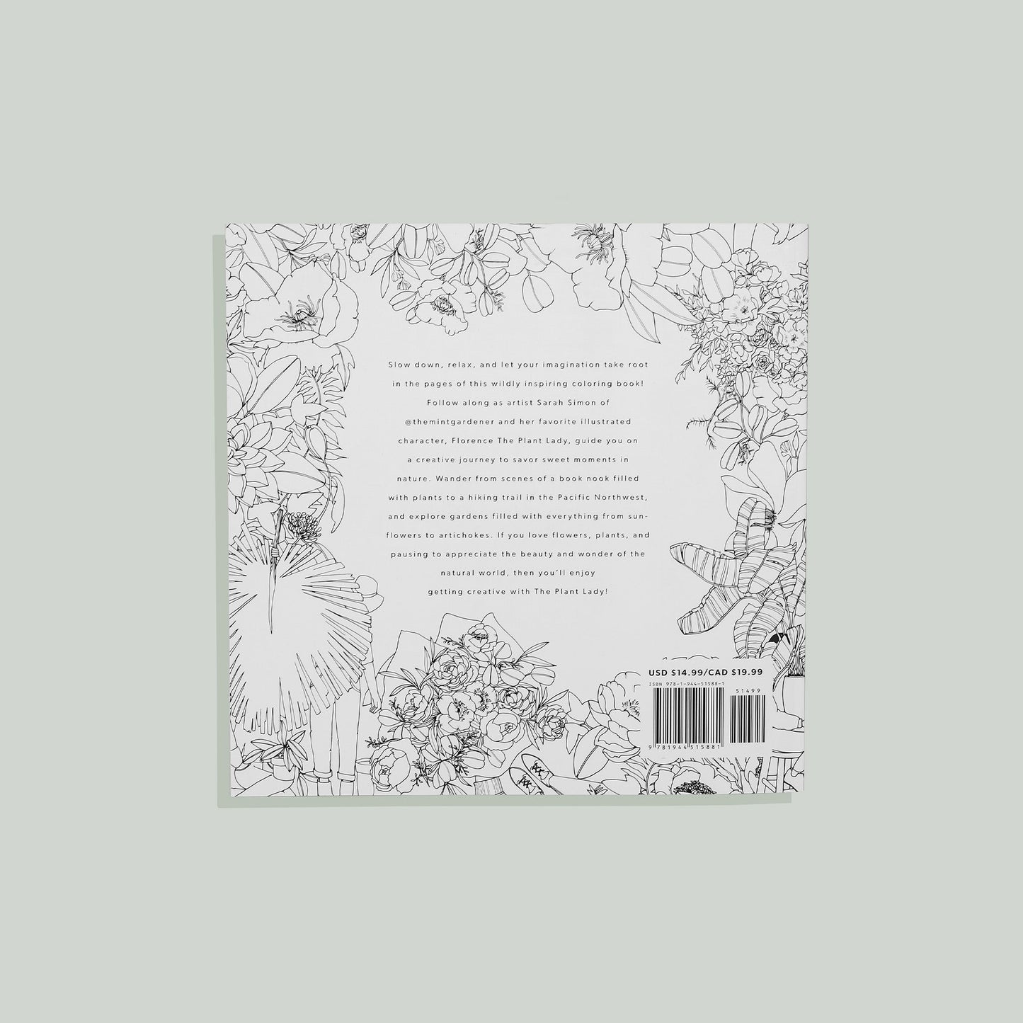 Plant Lady: A Coloring Book