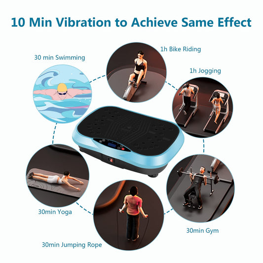 Yokele Vibration Plate Exercise Machine - Whole Body Fitness Vibration Platform