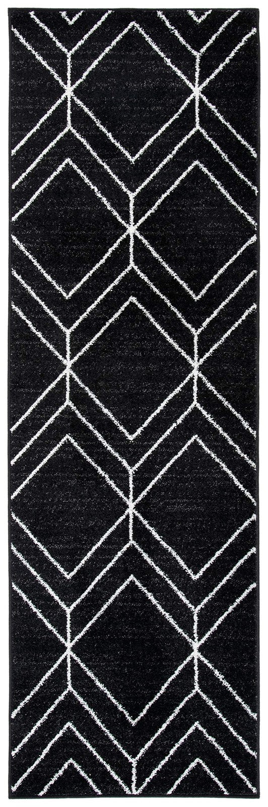 Safavieh Adirondack Collection Runner Rug - 26 X 10 Black Ivory Modern