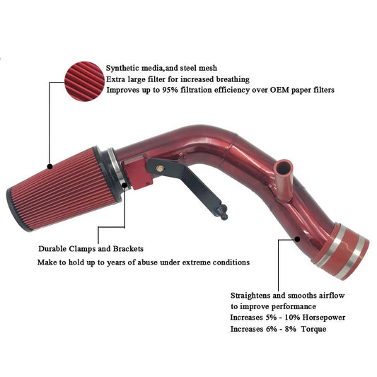 Moosun Cold Air Intake Kit For 2003-2007 Ford 6.0L F-250 F-350 Powerstroke