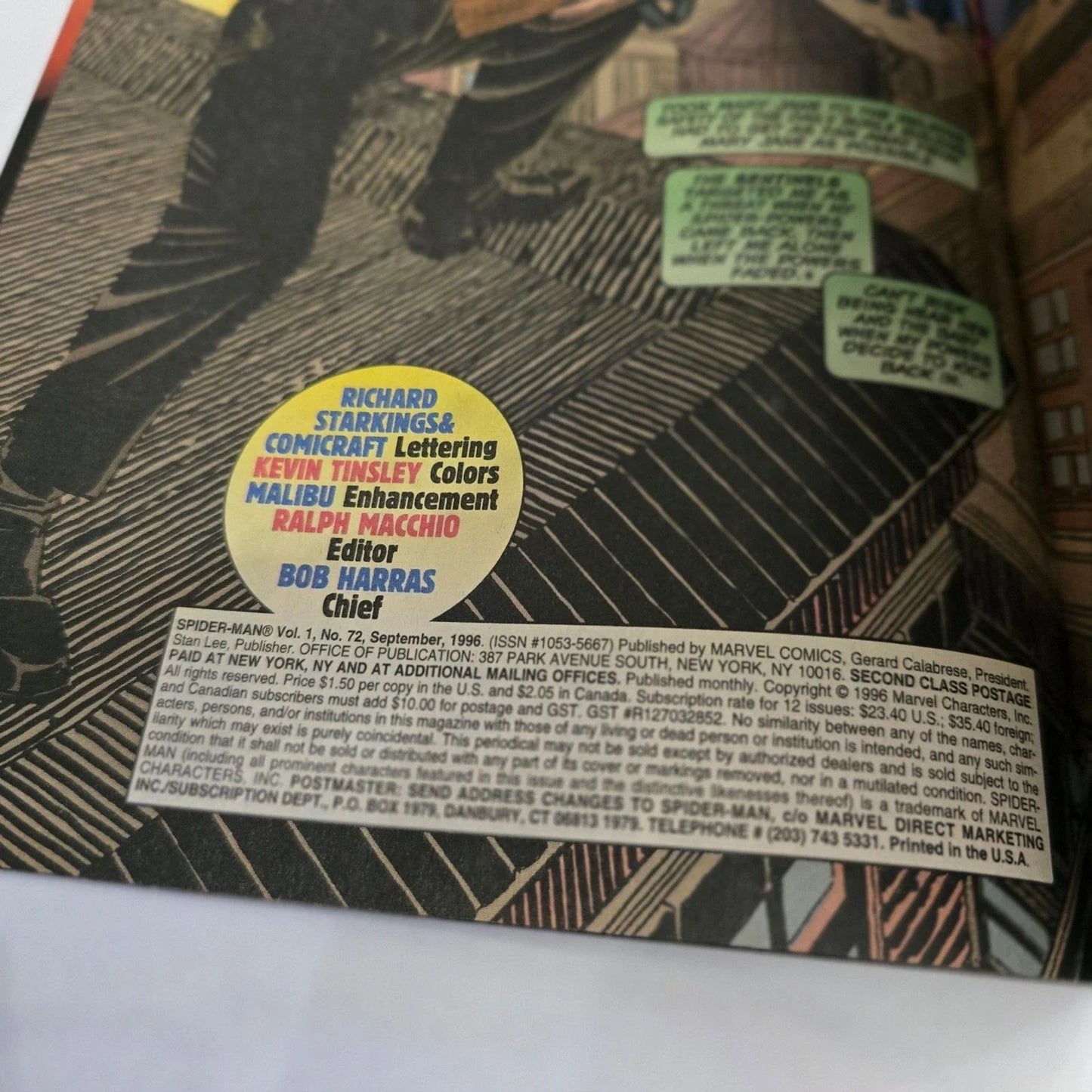 Spider-Man #72 Marvel Comic 1996 Onslaught Impact Part 2