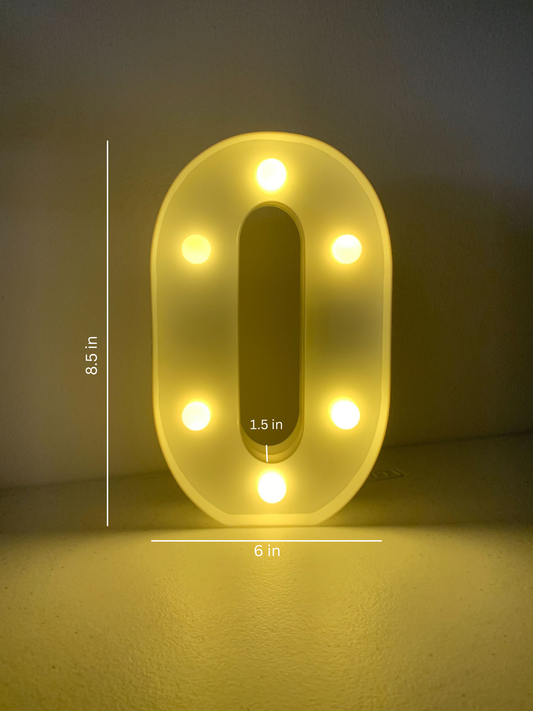 Letter Light | O