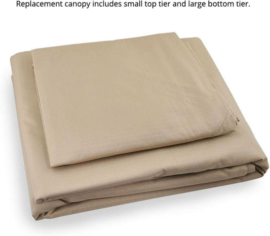 Replacement Canopy For Jefferies Gazebo Beige Whisper RipLock 350