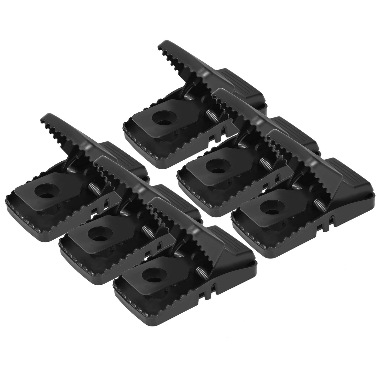 6 Pack Mouse Traps Reusable Rat Trap Mice Snap Trap Effective Mouse Catcher Quick \'N Vole Effective Mice Control with Unique Jaw Design That Capture