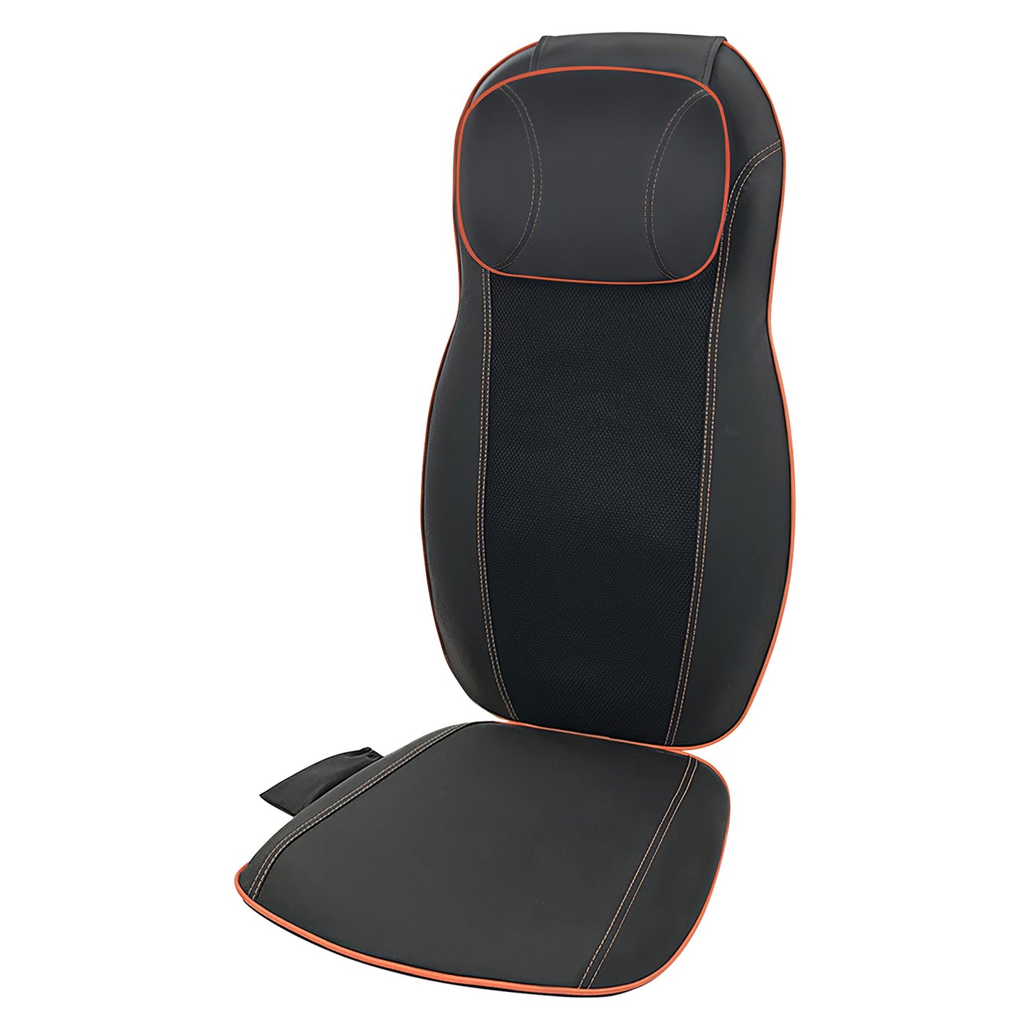 Vibrating Back Massager with Heat Chair Pad Rolling Massage Seat Cushion Electric Heating Massager Thermal Back Massager for Home Car Use