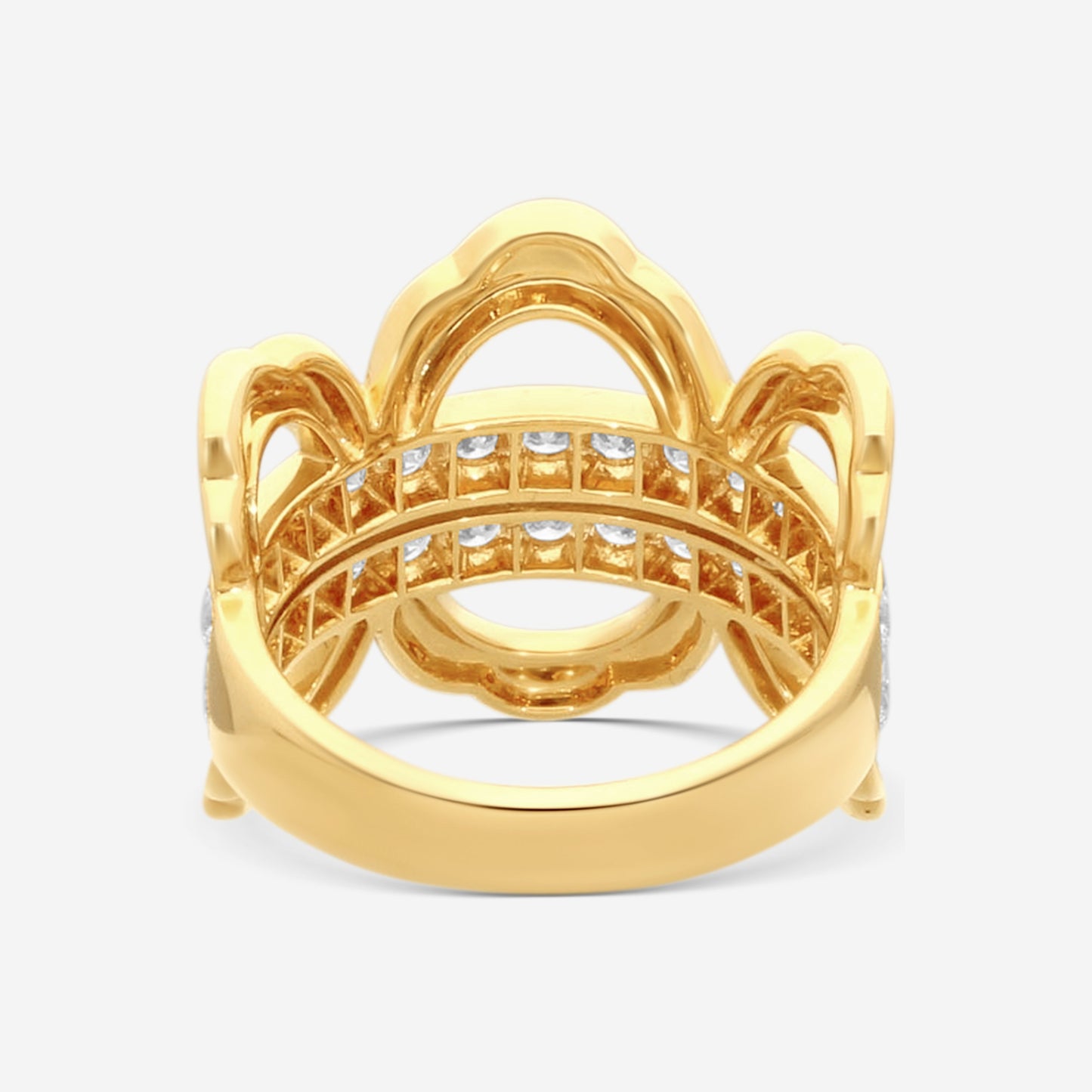 Hearts On Fire Lorelei - 18K Yellow Gold Diamond Ring Sz. 5.5 HFRLORL01058Y