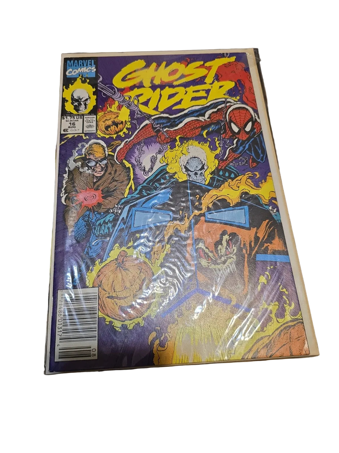 Ghost Rider #16 Marvel Comics 1991 Spider-Man Crossover Danny Ketch