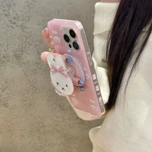 Miffy Kawaii Cartoon Mobile Phone Case Cute Anime Rabbit Phone Case