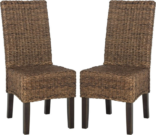 Safavieh Avita Natural Wicker 18 Inch Dining Chair
