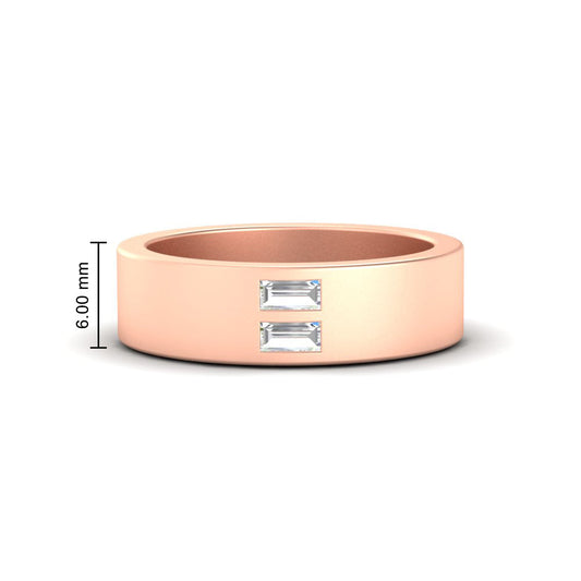 Equality Diamond Mens Wedding Ring