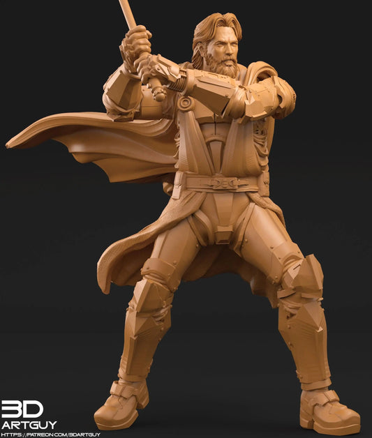 The General by 3DArtGuy 28/32mm scale, 50mm or 100m Miniature War Gaming Figure, Sci-fi, Proxy, Star Wars