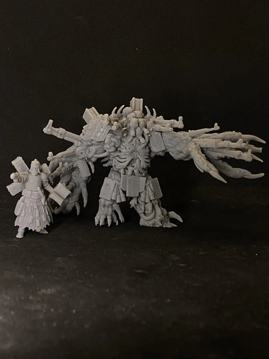 MALIGNANT AMALGAM by Papsikels Miniature, 80mm Miniature, 28/32mm Scale, War Gaming, Proxy for Trench Crusade, Table top gaming, Black Grail
