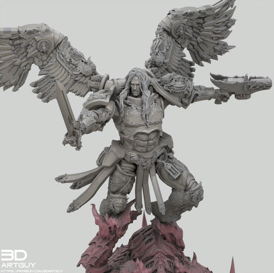 Blood Host Leader by 3DArtGuy 32mm scale, 50mm or 100mm, Miniature War Gaming Figure