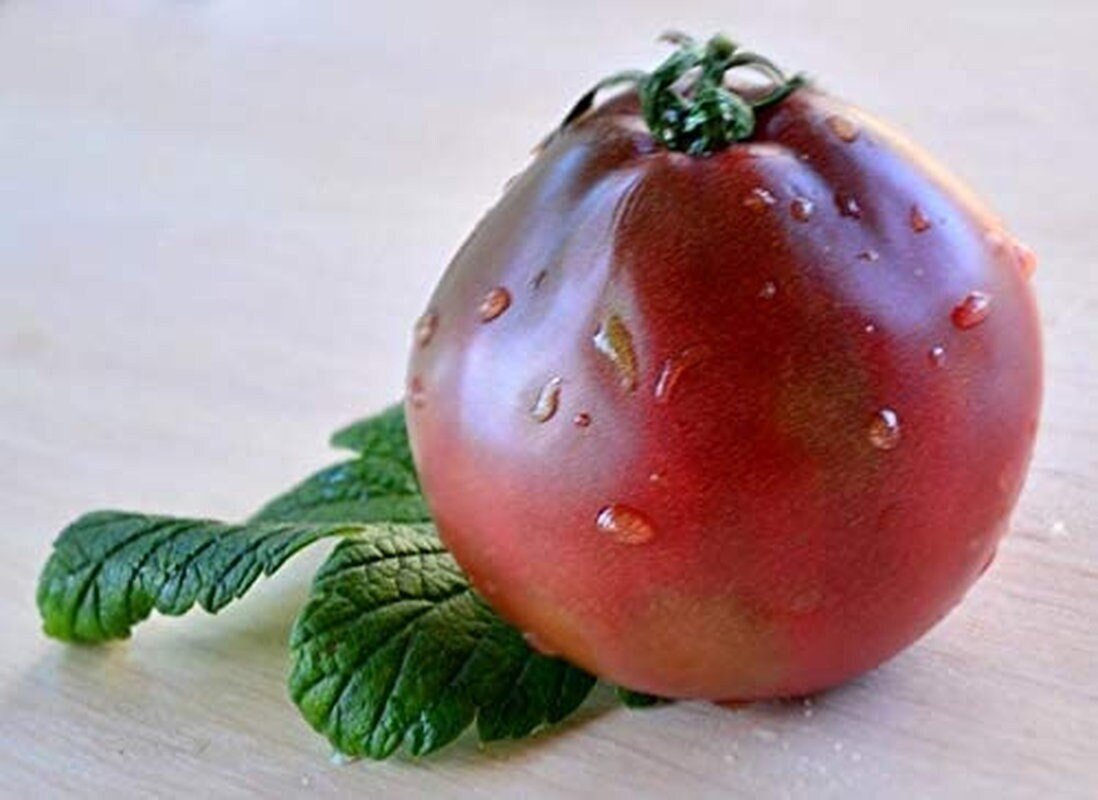 Organic Black Truffle Japanese Tomato Seeds - Non GMO - Easy to Grow Vegetable Garden