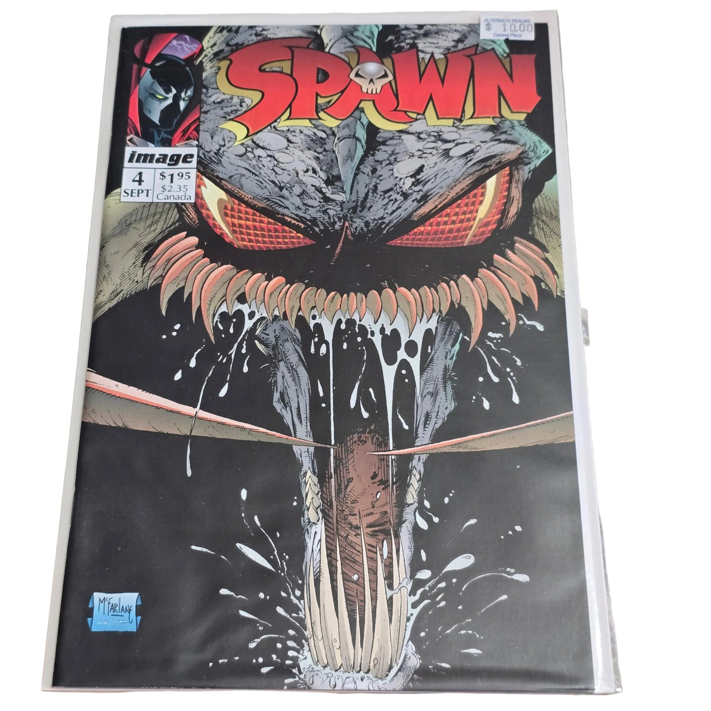Spawn #4 (1993) ā Todd McFarlane Cover | Image Comics | Direct Edition | NM