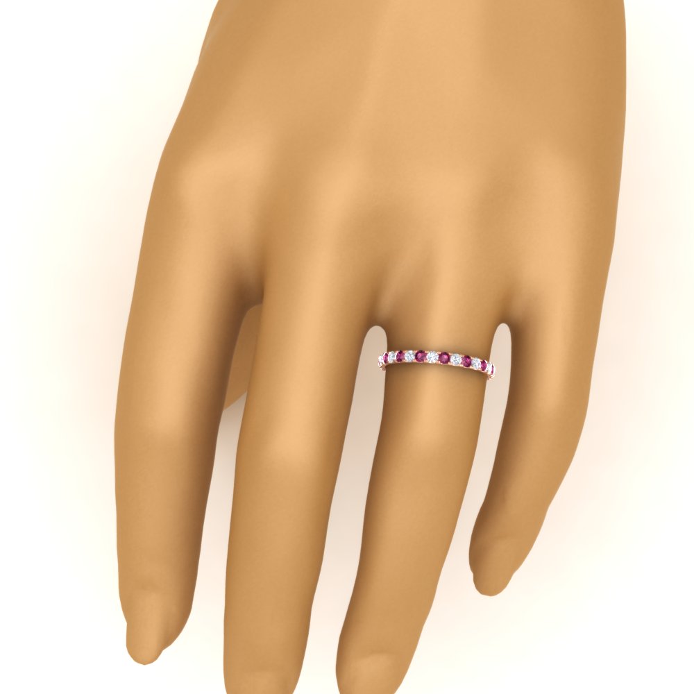 0.75 Ct. Round Eternity Wedding Band