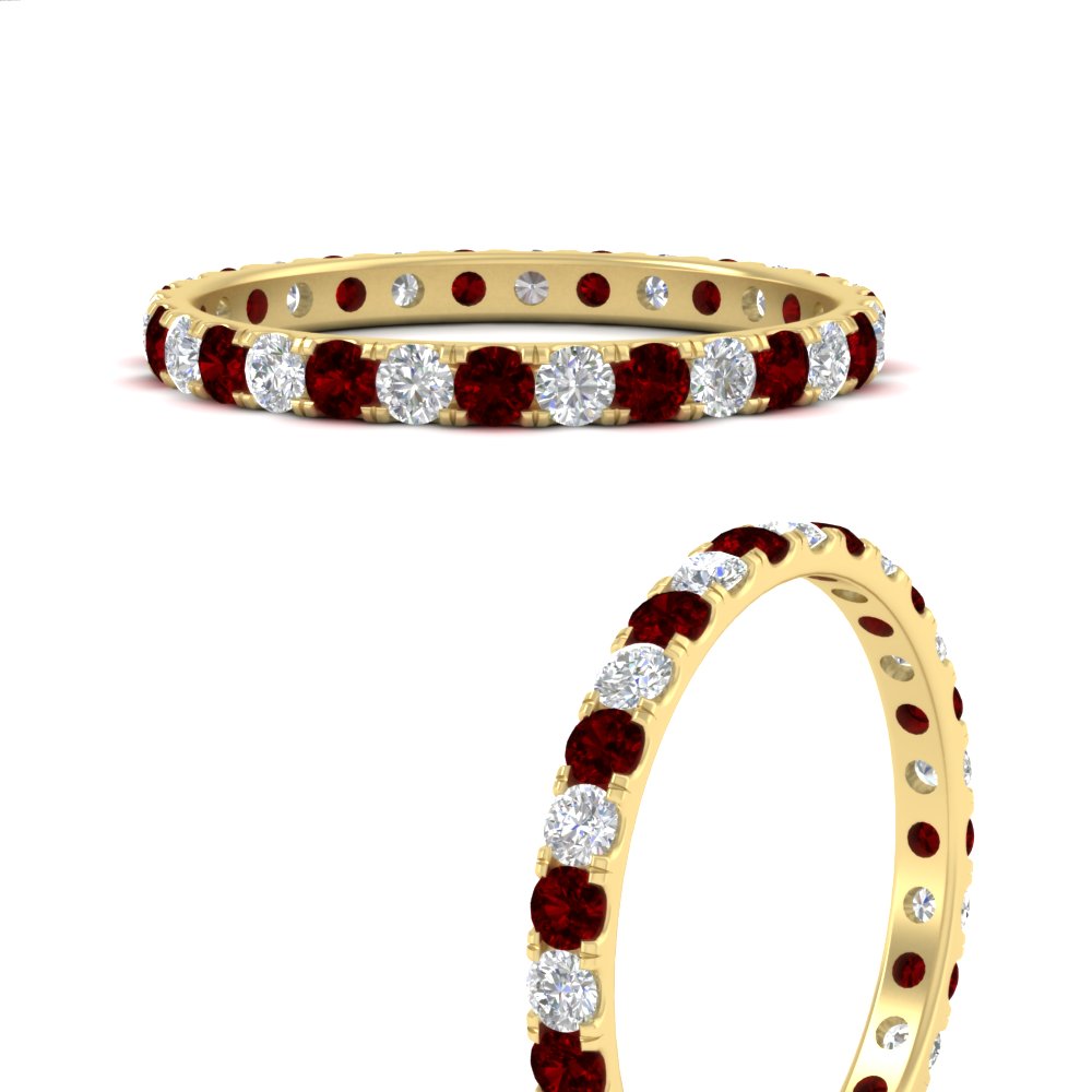 0.75 Ct. Round Eternity Wedding Band