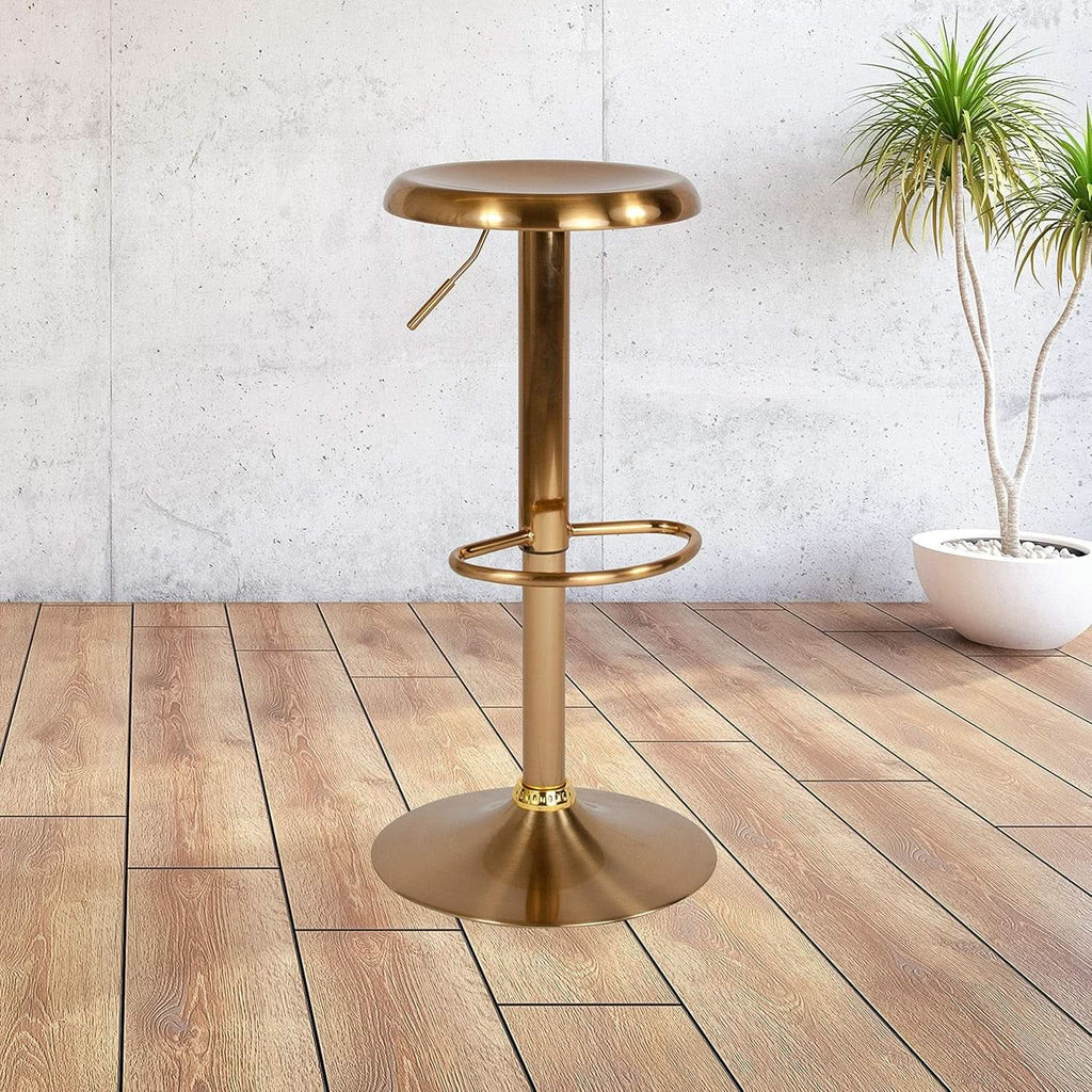 Adjustable Height Retro Metal Barstool for Stylish Seating