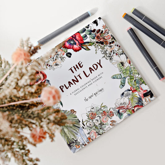 Plant Lady: A Coloring Book