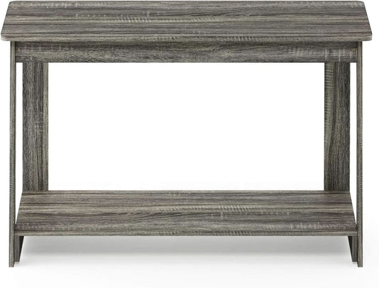 French Oak Grey TV Stand 35 Inch Wide For 37 Inch TV