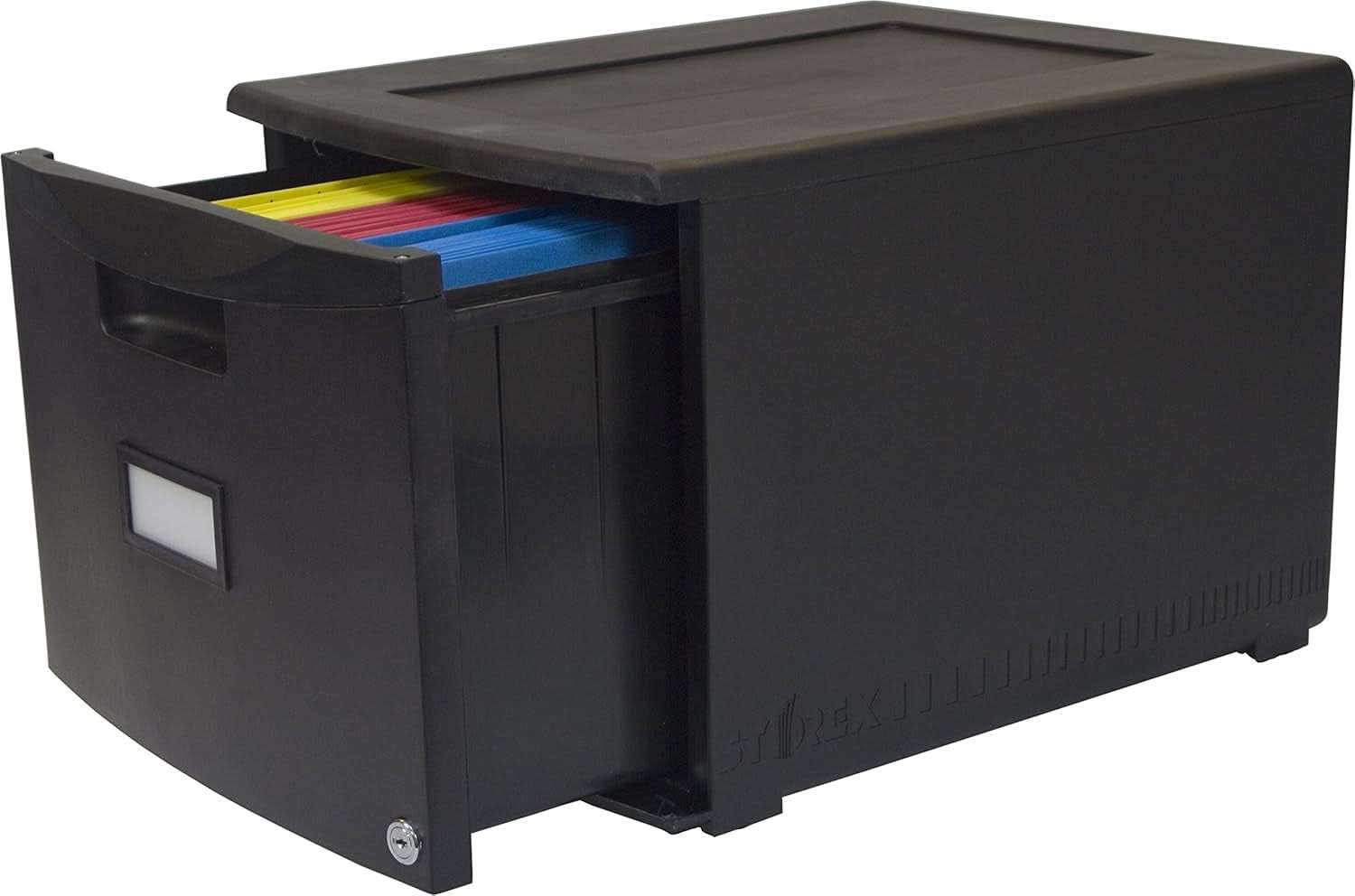 Plastic One Drawer File Cabinet Locking For Home Office