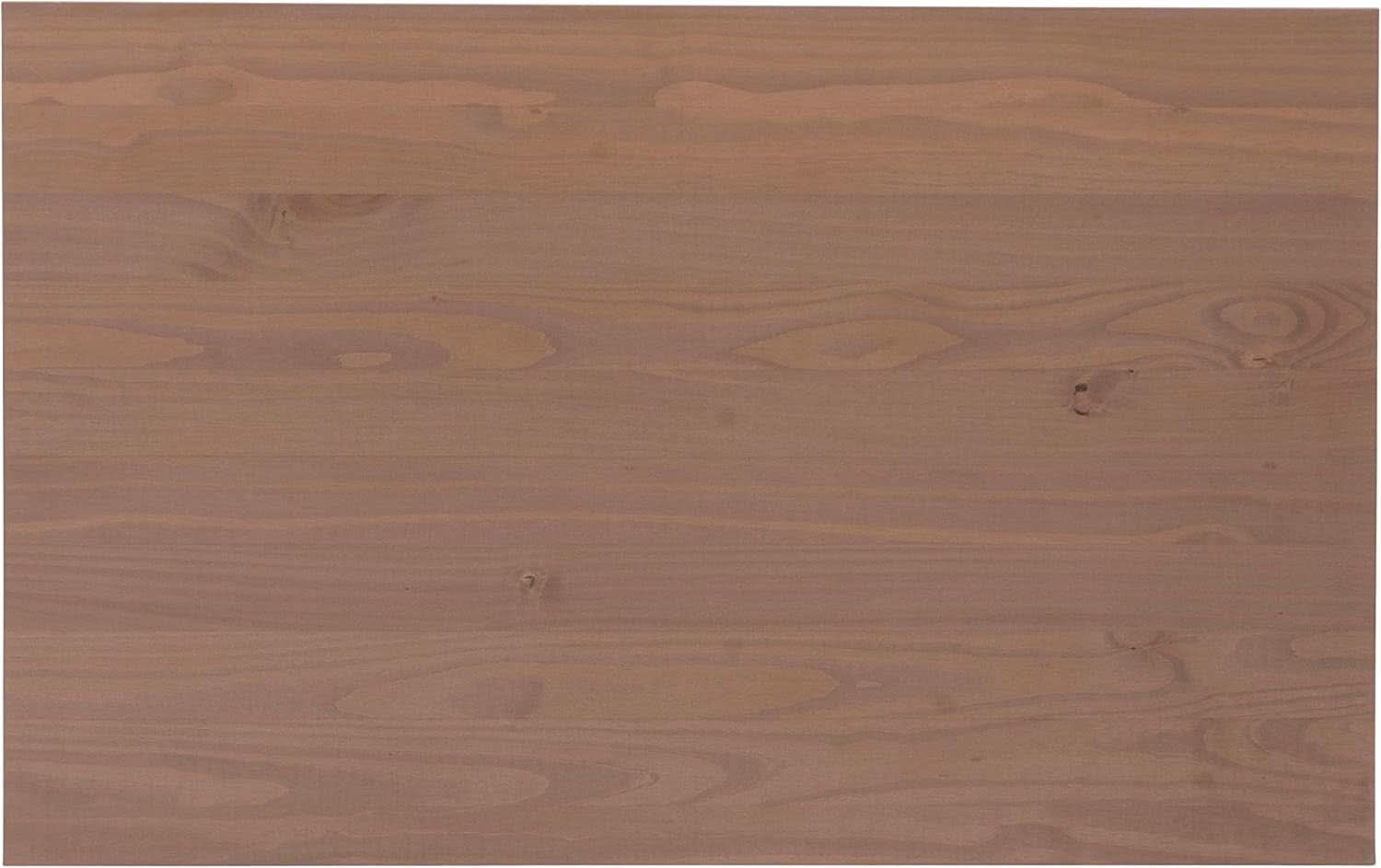 Black Pecan Five Seat Dining Set With Storage Benches