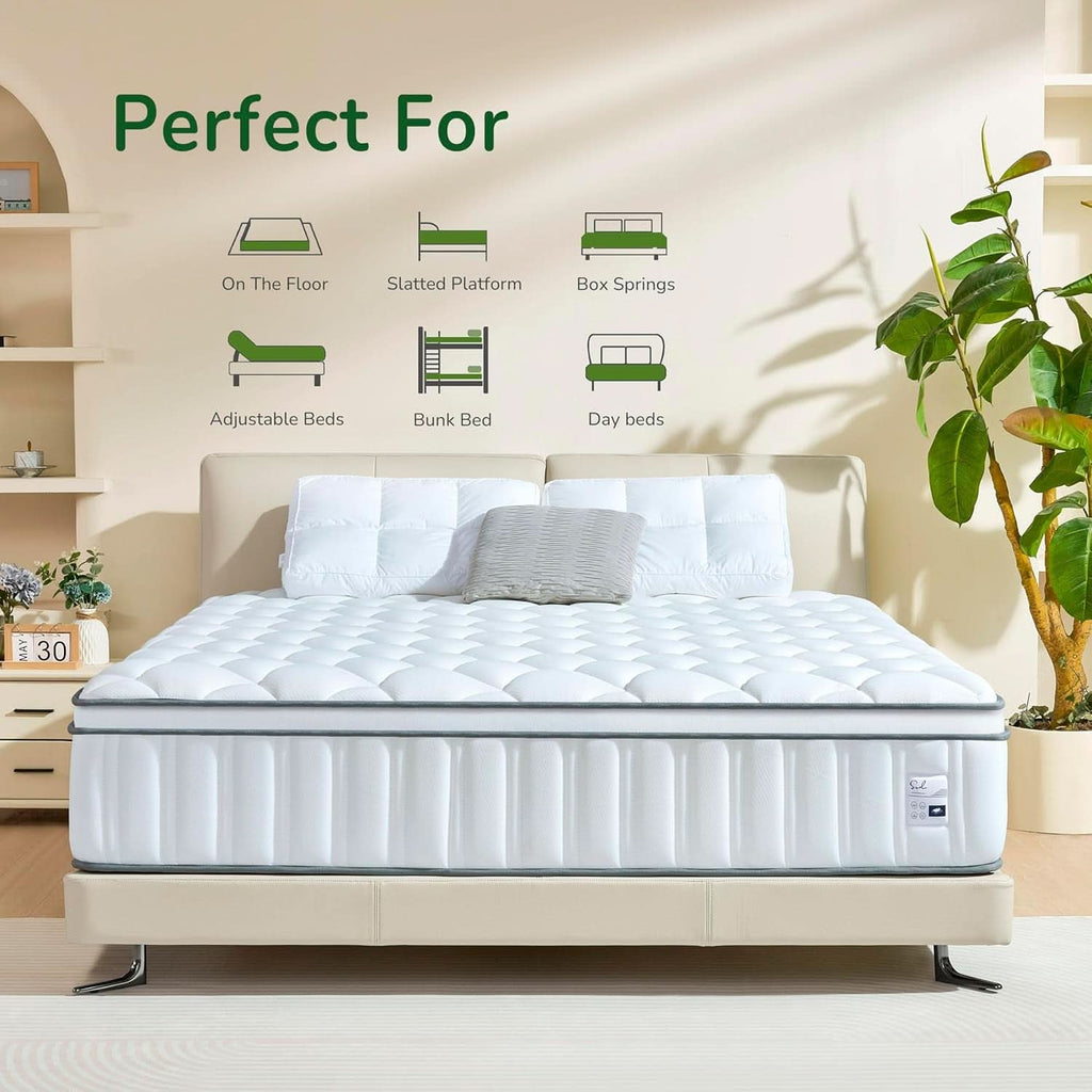 Full Size Cooling Gel Memory Foam Mattress Pocket Springs