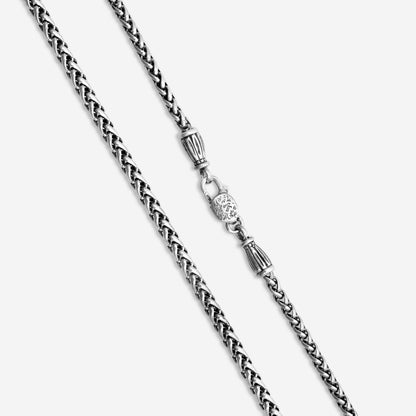 "KONSTANTINO - ""Hephaestus"" Sterling Silver & 18k Yellow Gold, Hawk's Eye Doublet Cross (HKE: 24x7mm) - STKJ375-408-CUT  Pendant Dimensions: 1.50 x 1.00 in. S/S Chain Included:CHKJ6-131-18 (Length - 18in.)"