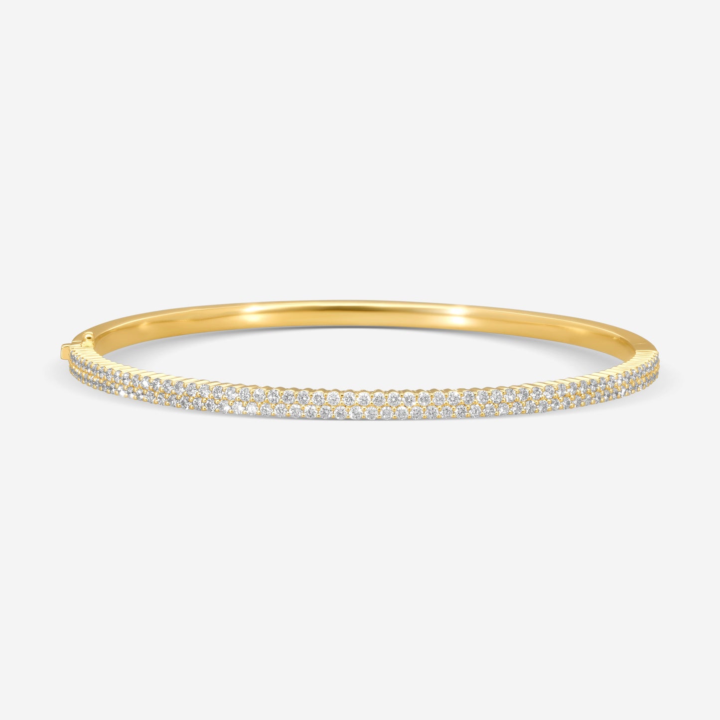 Mémoire - Double Row Paramount Bangle 18K Yellow Gold Bracelet CGPR124-18KY