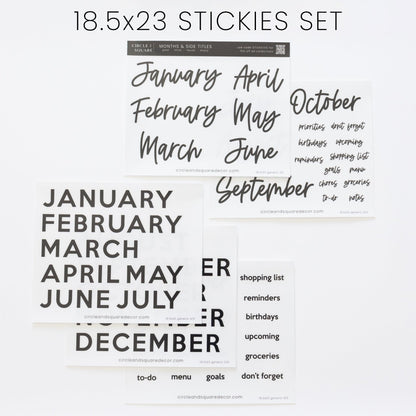 Ever Changing Acrylic Calendar | Classic Horizontal