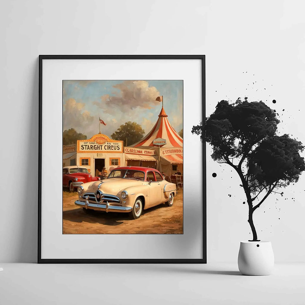 1953 Starlight Coupe "Grand Circus" Poster | Vintage Carnival Wall Art