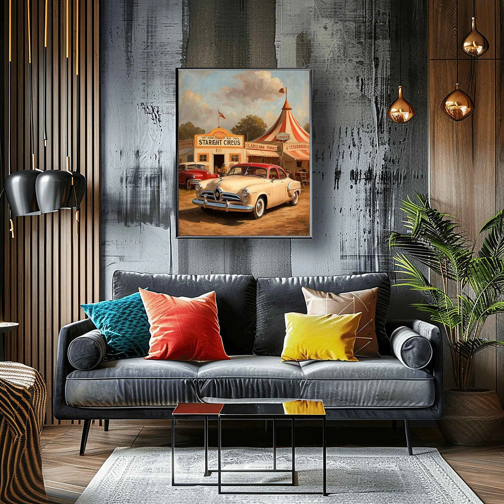 1953 Starlight Coupe "Grand Circus" Poster | Vintage Carnival Wall Art