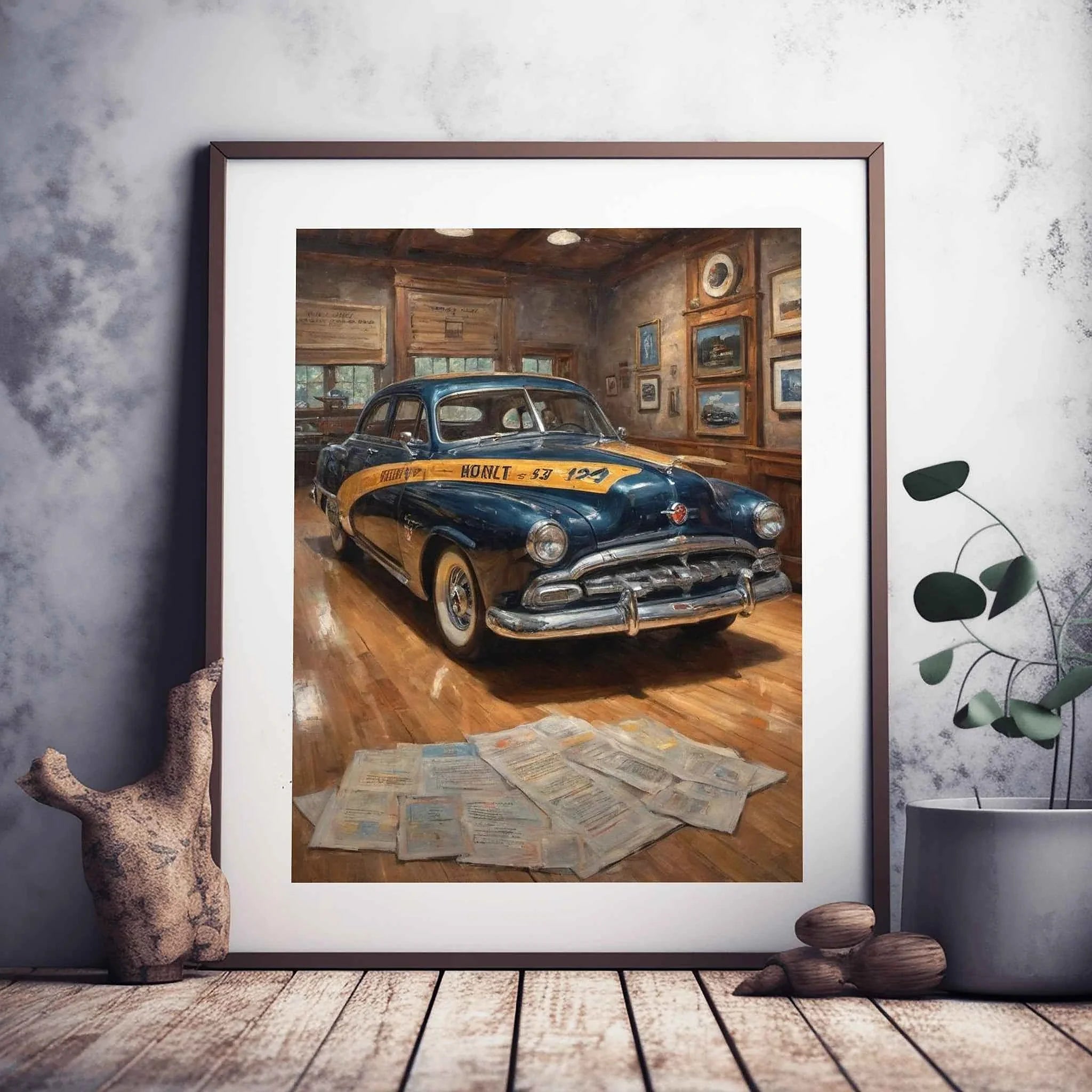 1953 Step-Down "Championship Heritage" Art Print | Classic Racing Gallery