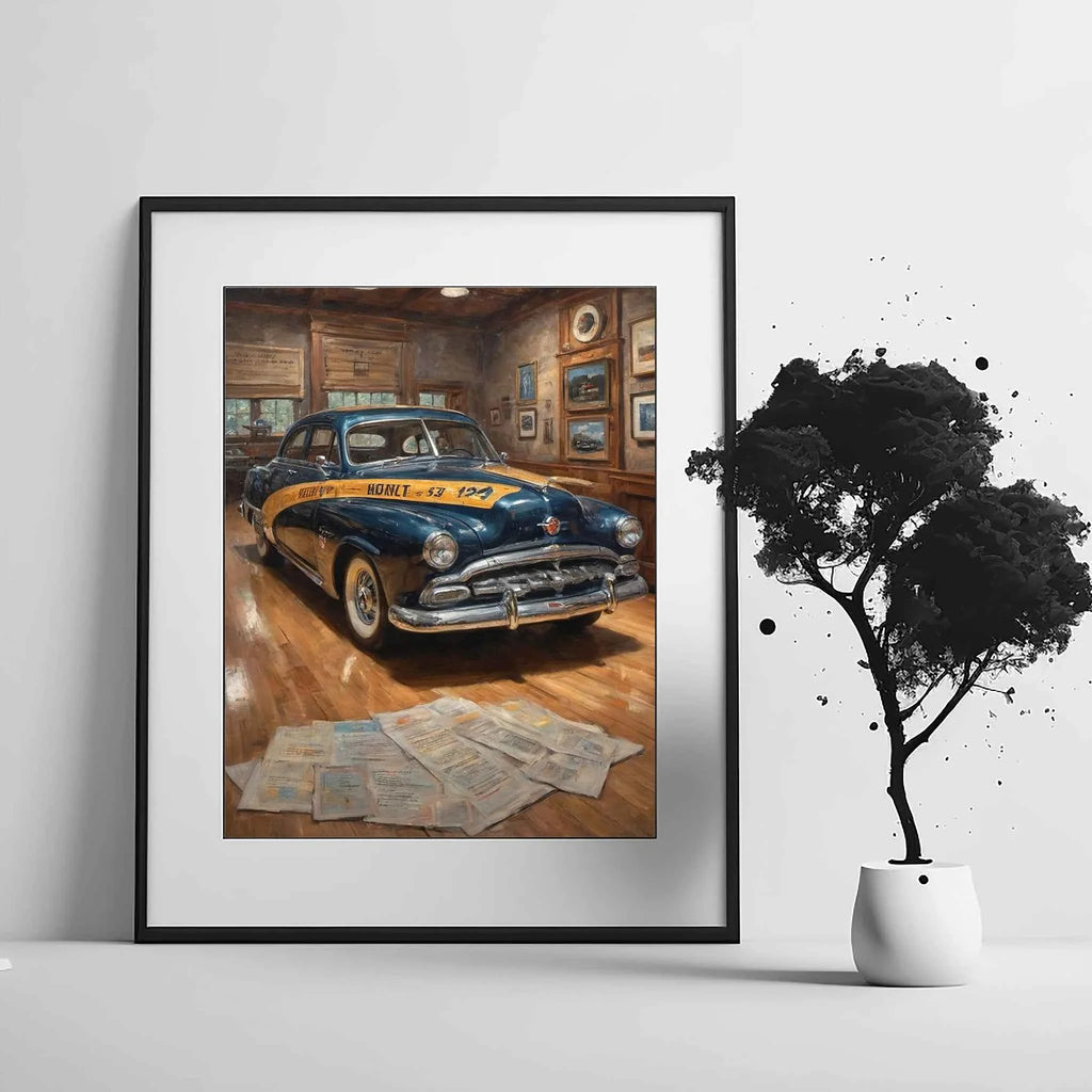 1953 Step-Down "Championship Heritage" Art Print | Classic Racing Gallery