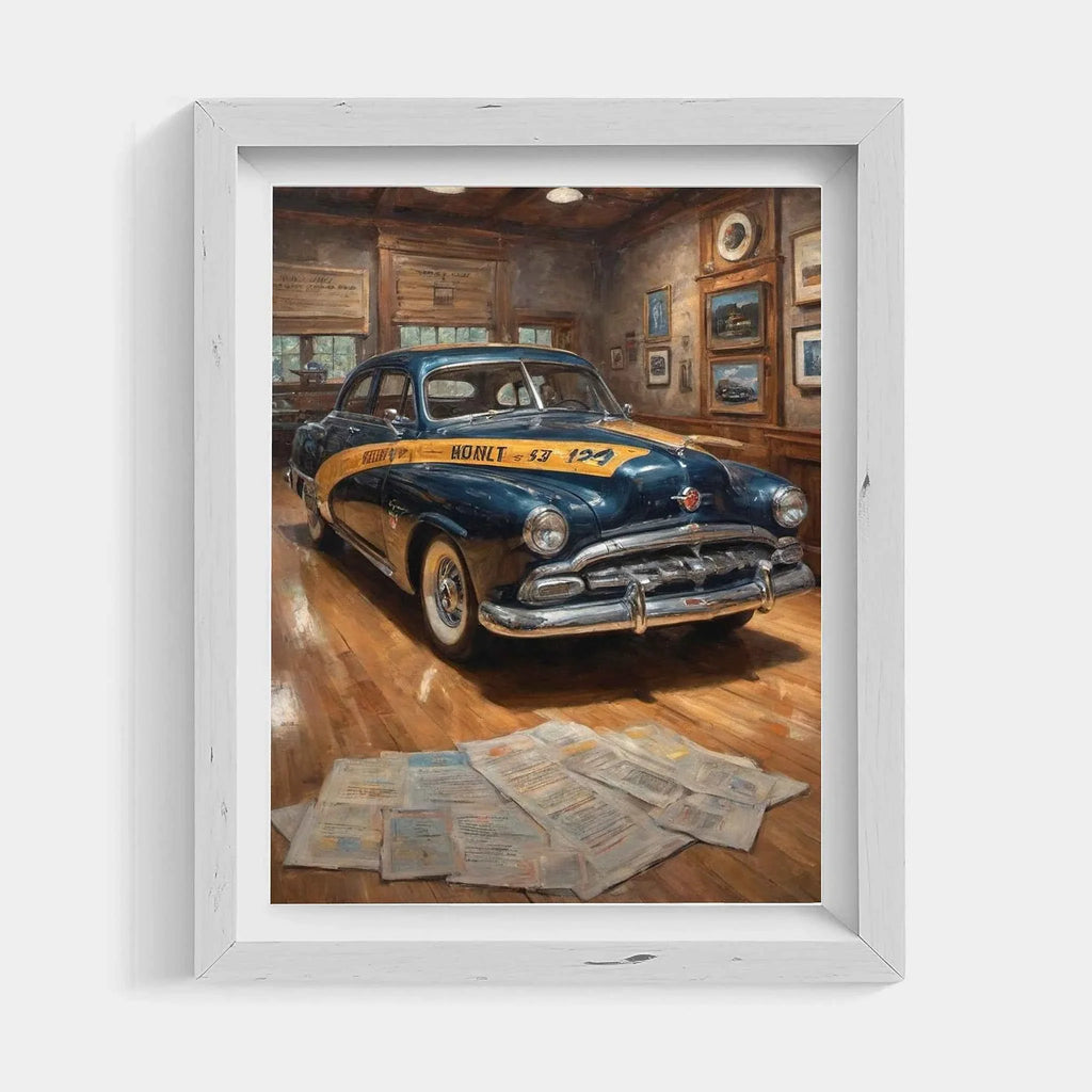 1953 Step-Down "Championship Heritage" Art Print | Classic Racing Gallery