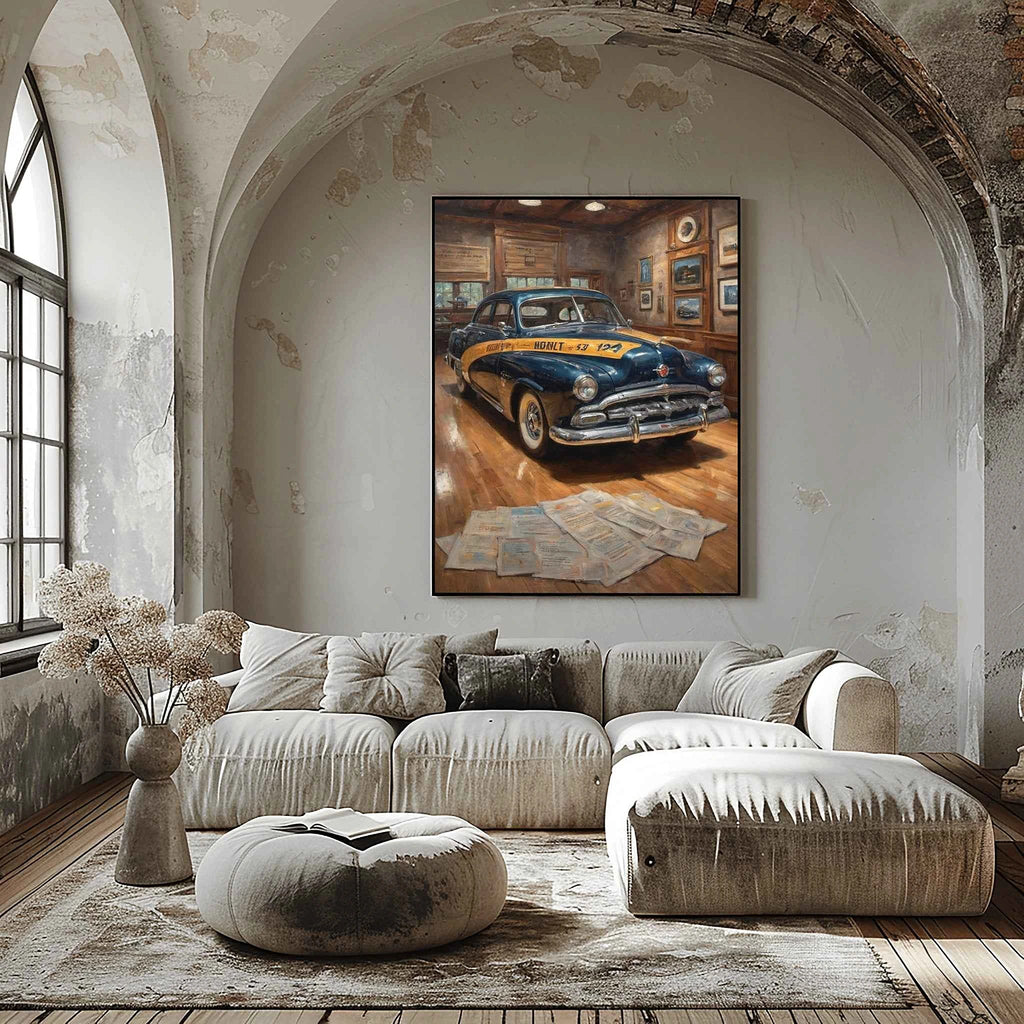 1953 Step-Down "Championship Heritage" Art Print | Classic Racing Gallery