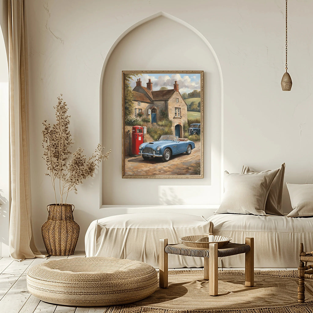 1954 Drophead "Classic Stopover" Print | Vintage Village Wall Art