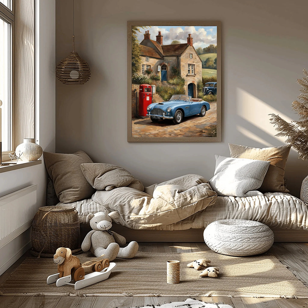 1954 Drophead "Classic Stopover" Print | Vintage Village Wall Art