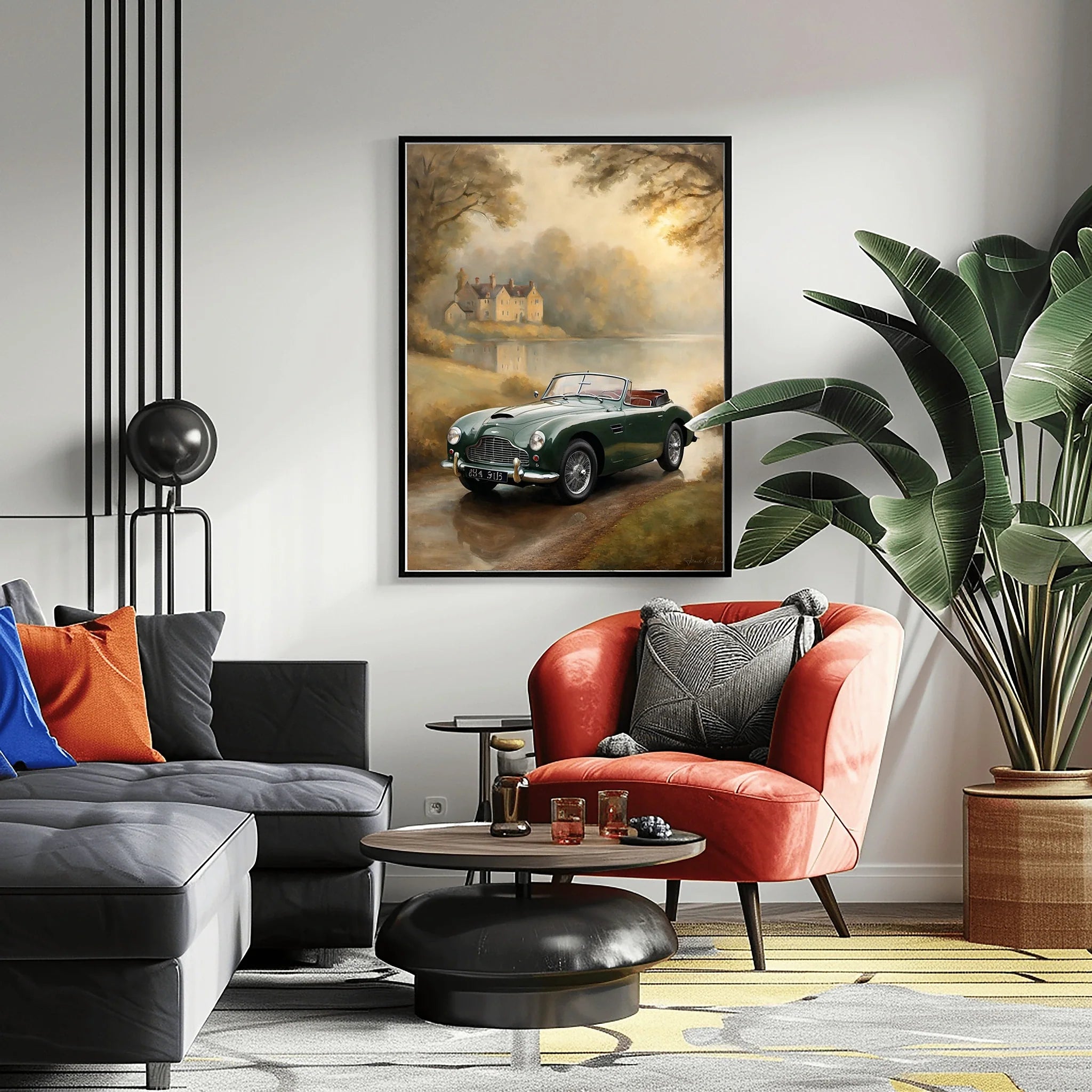 1954 Drophead "Lakeside Serenity" Art | Manor House Heritage Print