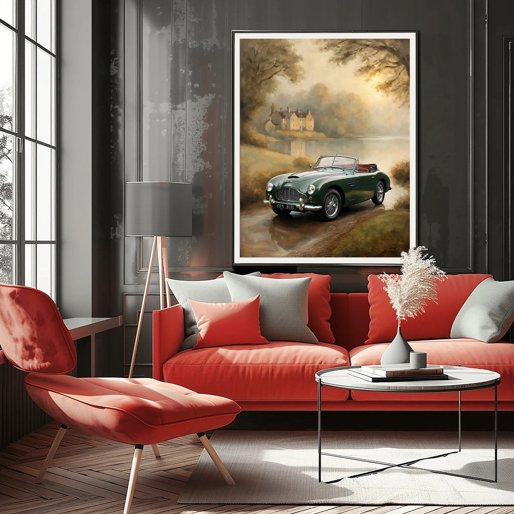 1954 Drophead "Lakeside Serenity" Art | Manor House Heritage Print