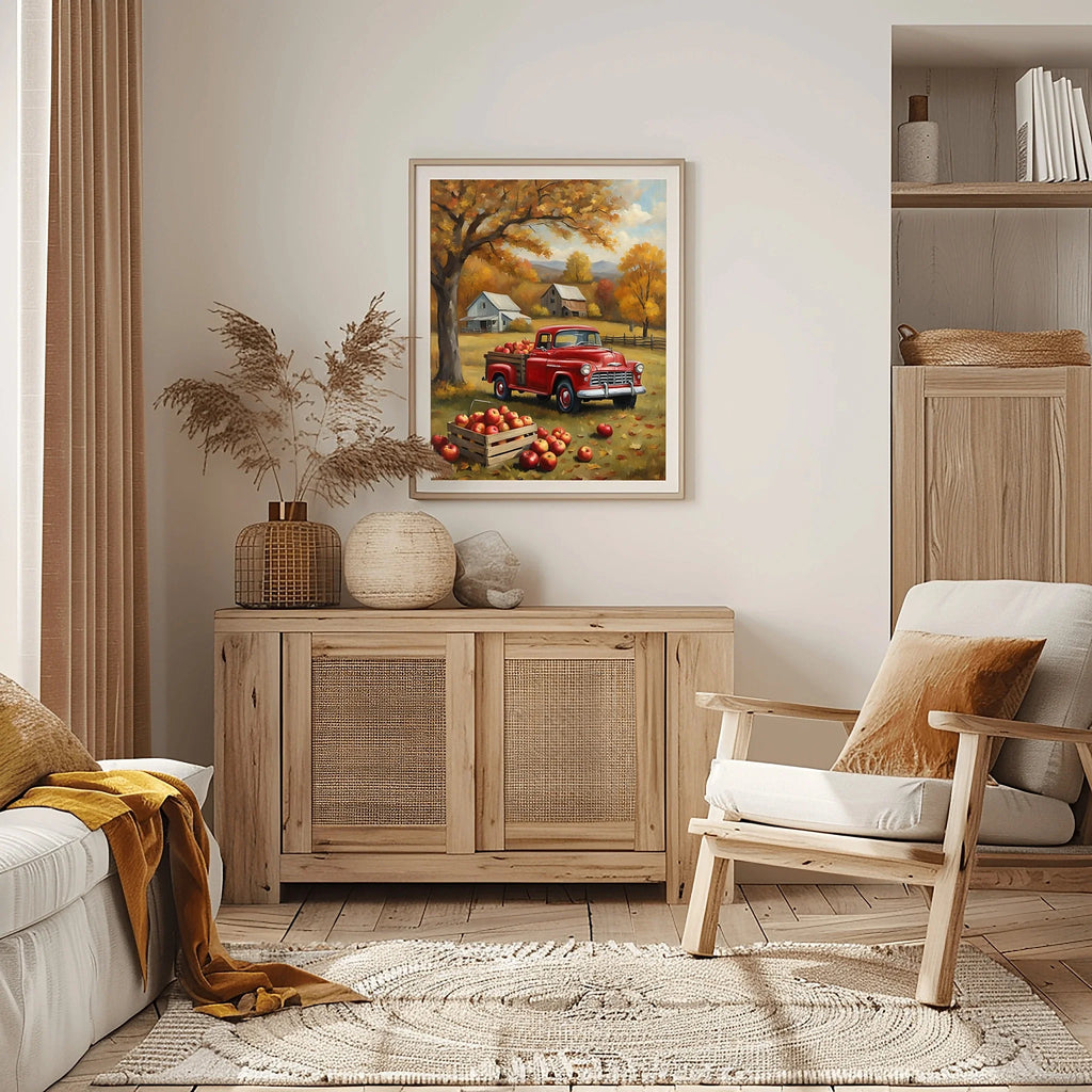 1955 Cameo Carrier Luxury Garden Estate Wall Art | Mid-Century Manor Decor