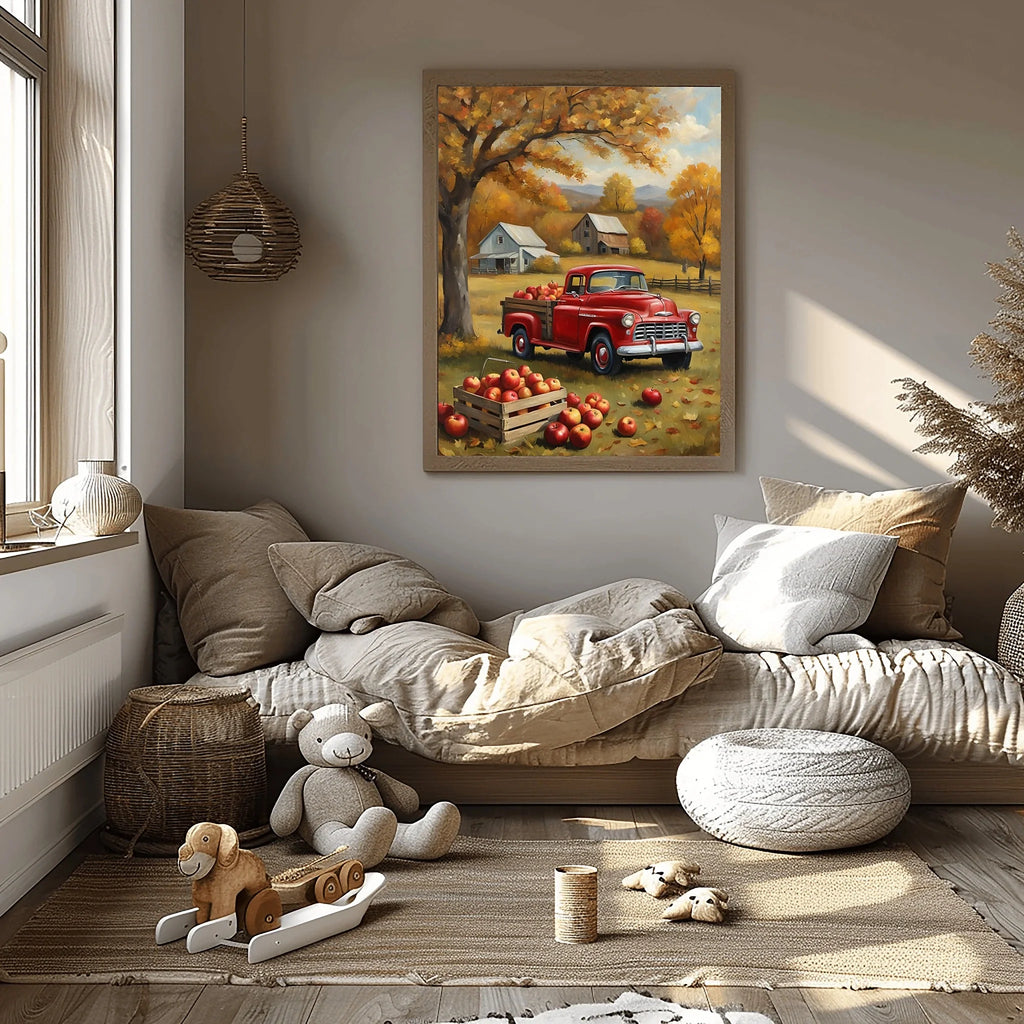 1955 Cameo Carrier Luxury Garden Estate Wall Art | Mid-Century Manor Decor