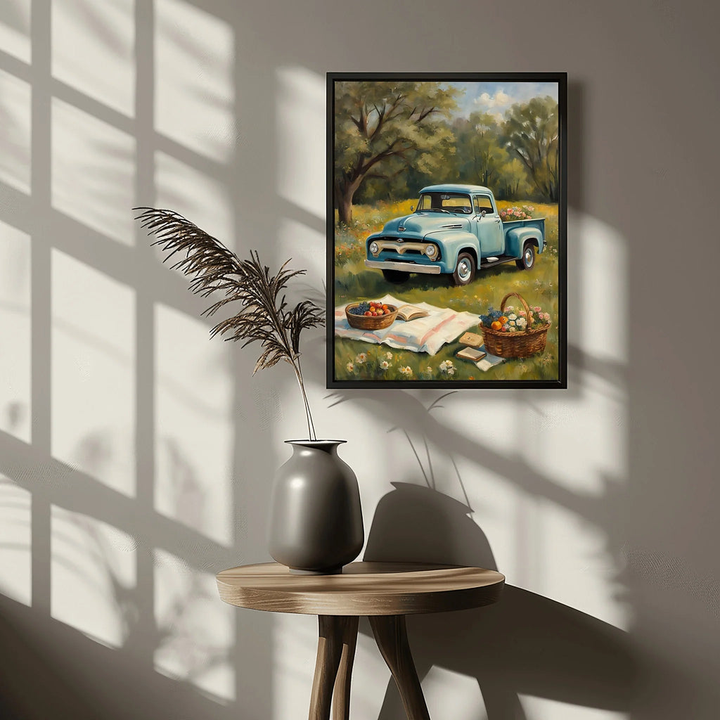 1956 Effie Classic Pickup - Picnic Edition | Poster Canvas