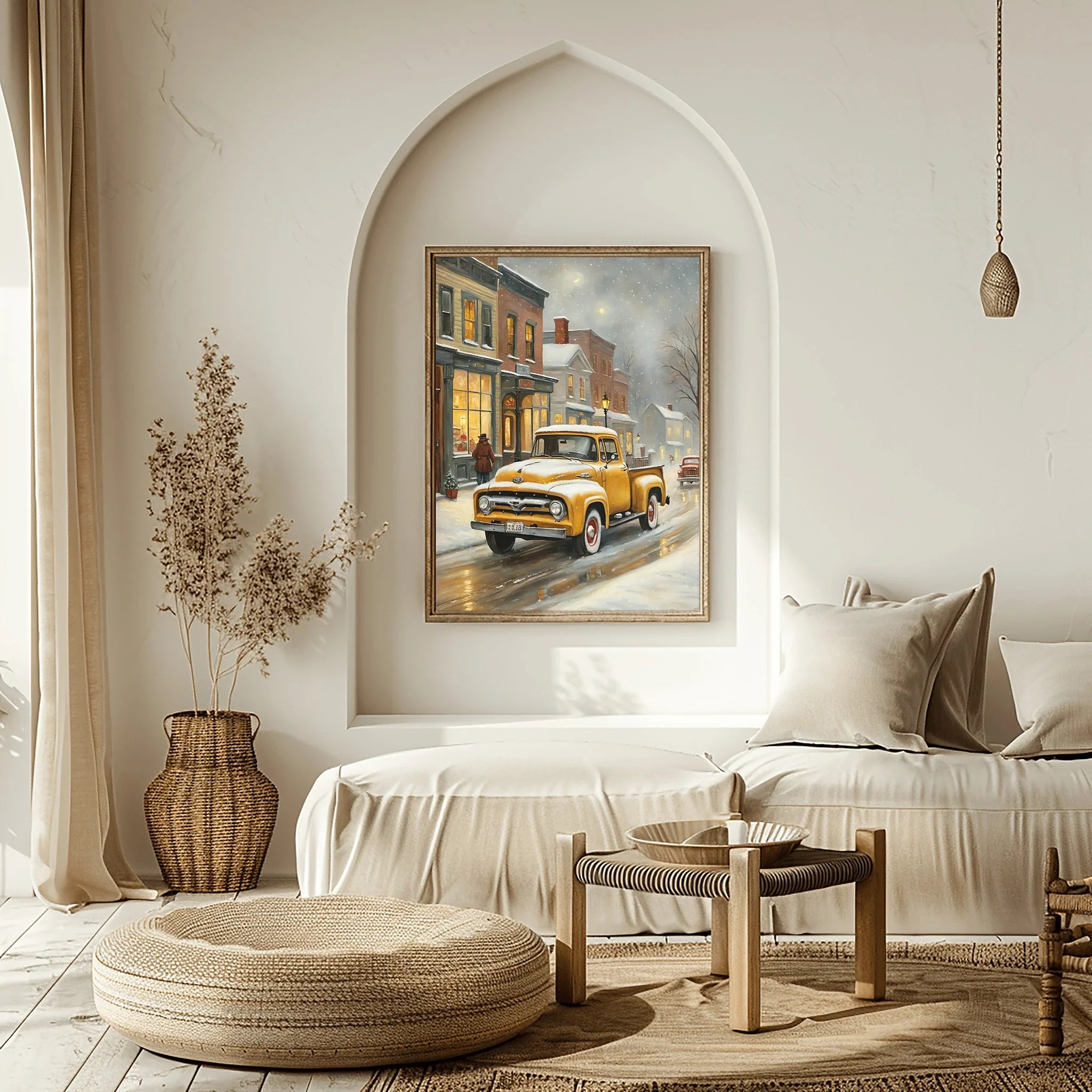 1956 Effie Classic Pickup - Winter Edition | Poster Canvas