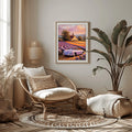 1956 German Speedster Icon - Lavender Edition | Poster Canvas