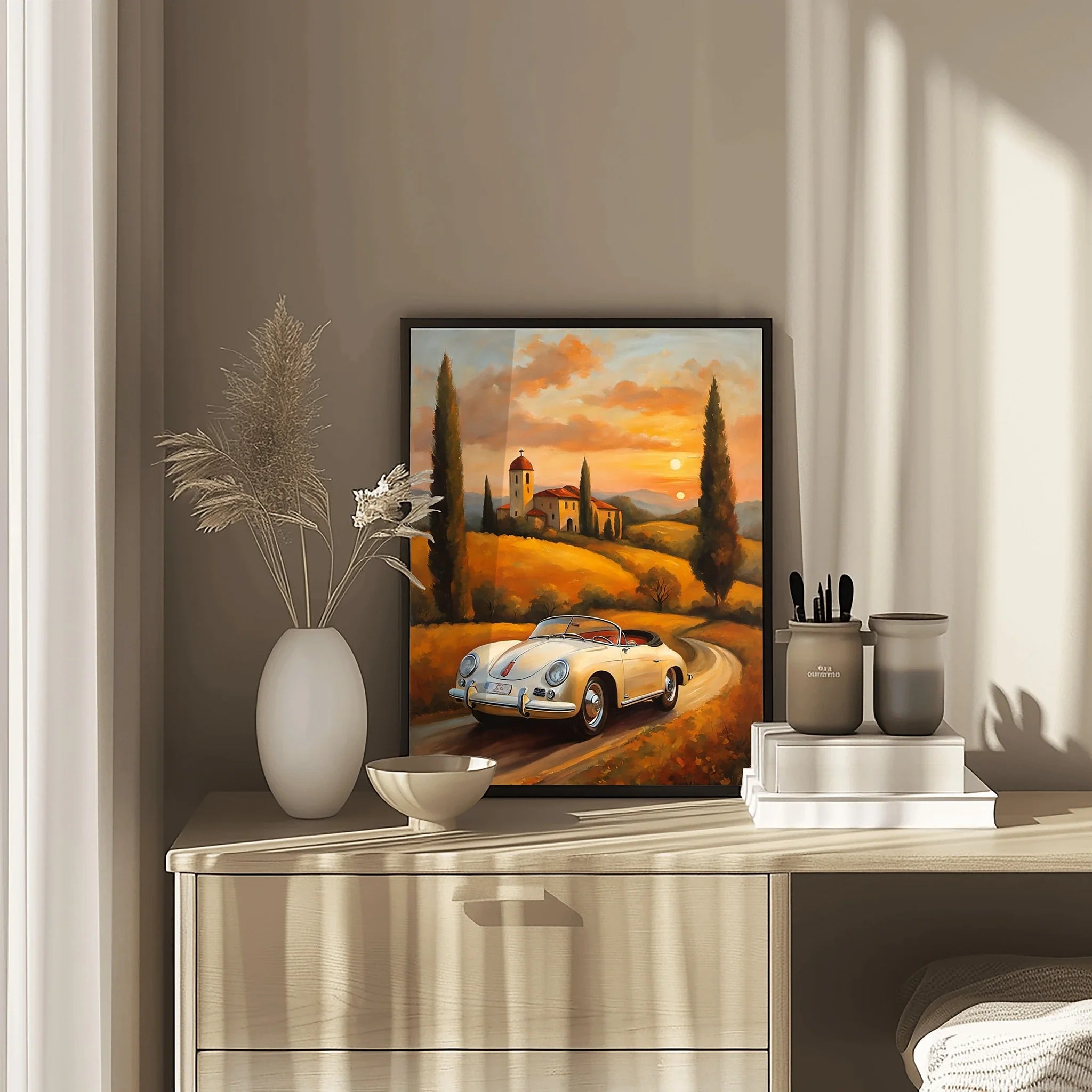 1956 German Speedster Icon - Tuscany Edition | Poster Canvas