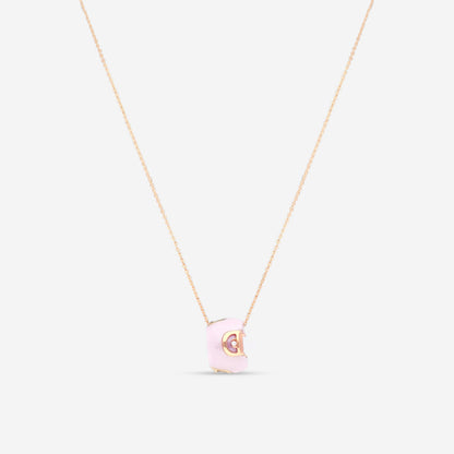 Damiani 18K Rose Gold & Ceramic Diamond Pendant Necklace 20078429