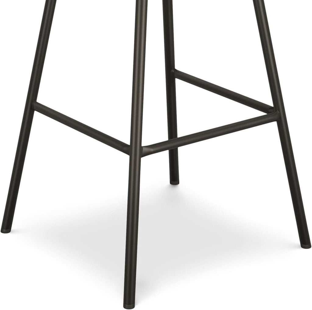 Giselle Swivel Bar Stools Set 2 29 Inch Upholstered Light Grey