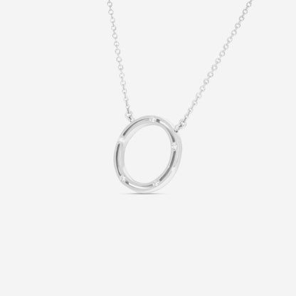 Damiani 18K Whıte Gold Diamond Rope Necklace 20087273